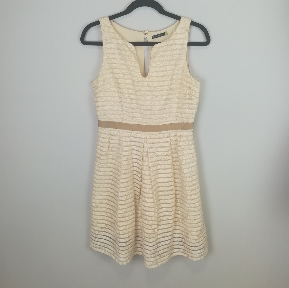 Leifsdottir Unfurling Fronds A-Line Dress Size 6